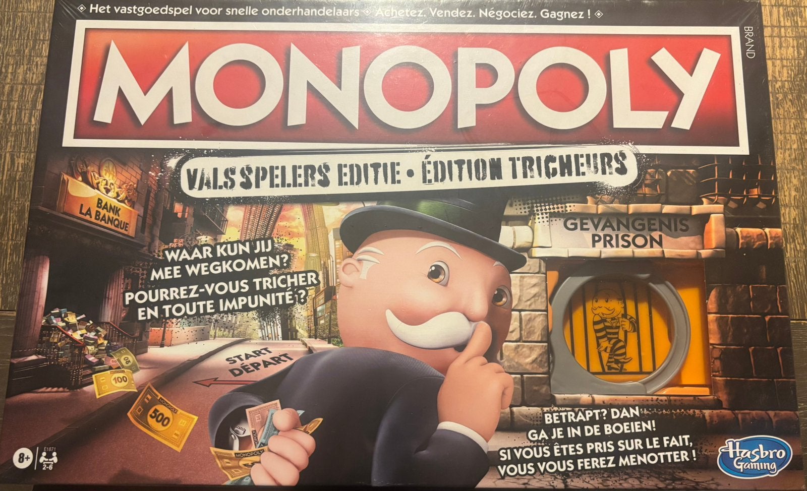 Monopoly vals spelen editie, Hobby en Vrije tijd, Ophalen of Verzenden, Zo goed als nieuw