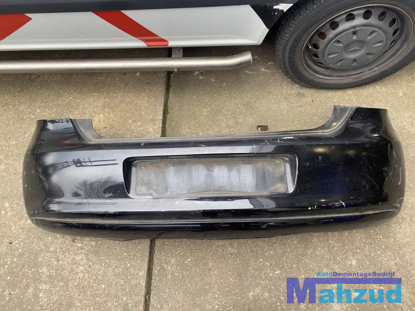 VW POLO 6R Zwart achterbumper 5 deurs, Gebruikt, Volkswagen, Volkswagen AG, Vw@volkswagen.de