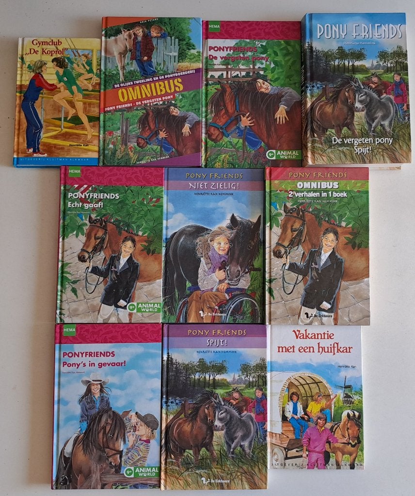 Boeken Ponyfriends – Henriëtte Kan Hemmink, Boeken, Kinderboeken | Jeugd | onder 10 jaar, Gelezen, Ophalen of Verzenden