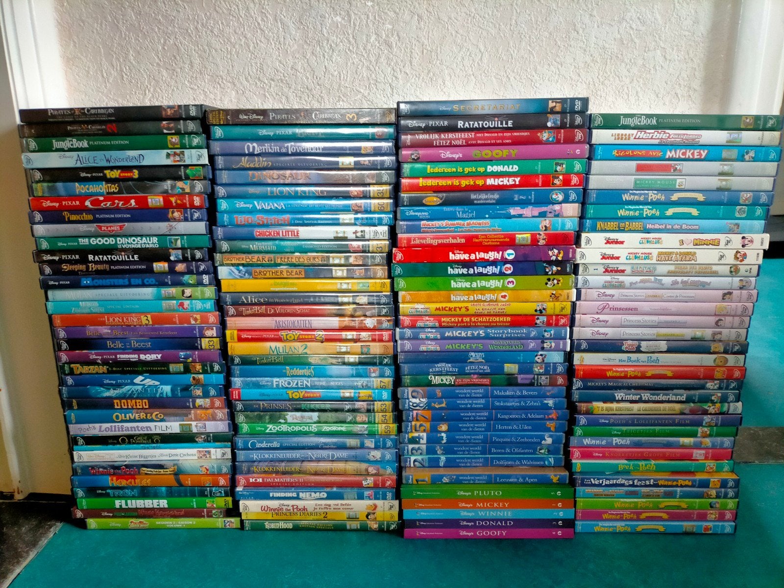 groot lot Disney dvds 134st, CD & DVD, Tous les âges, Néerlandais, Néerlandais, Enlèvement