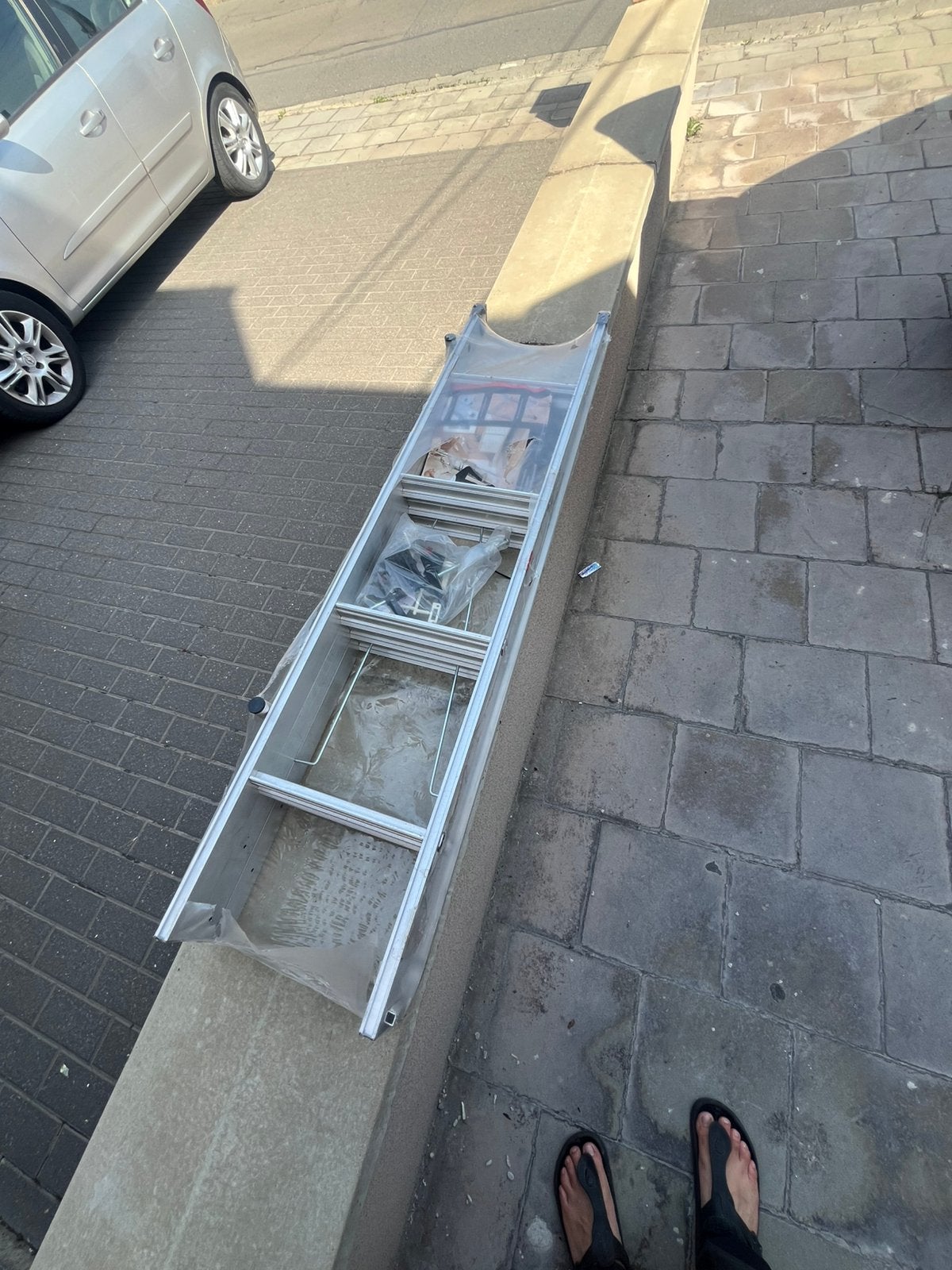 Verkoop van een nieuwe Easyway-ladder, nooit uitgepakt, Ophalen, Zo goed als nieuw