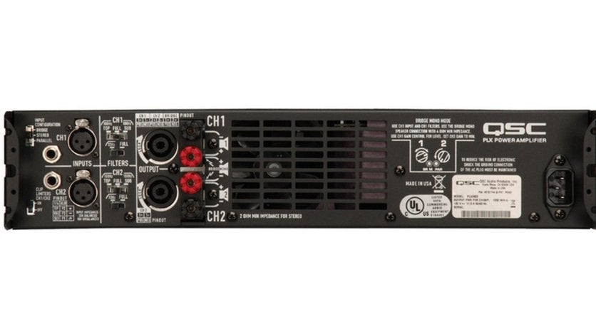 QSC PLX 3602 versterker, Audio, Tv en Foto, Versterkers en Ontvangers, Gebruikt, 120 watt of meer, Stereo, Ophalen