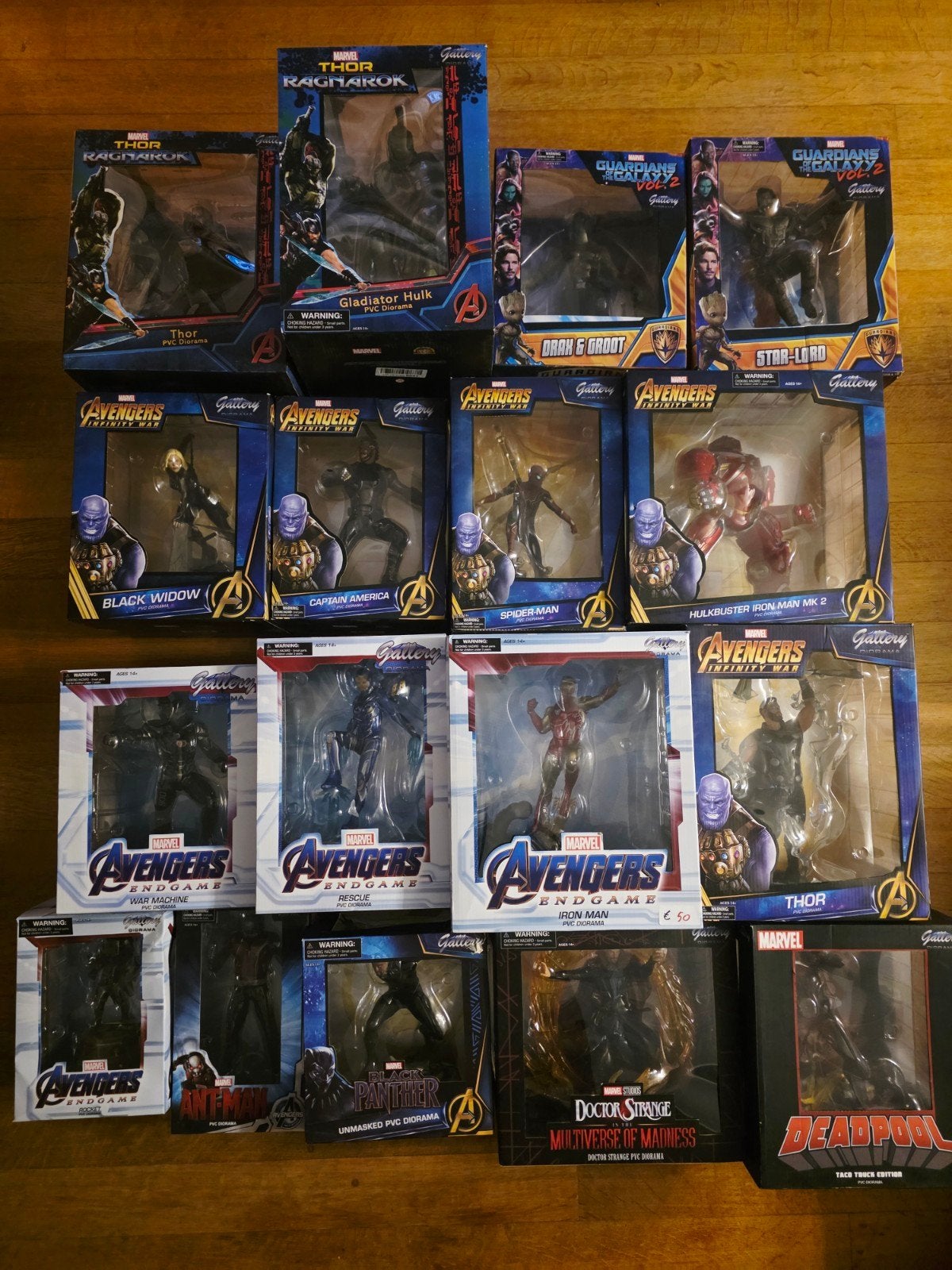 MARVEL statues collectie met dozen, Ophalen of Verzenden