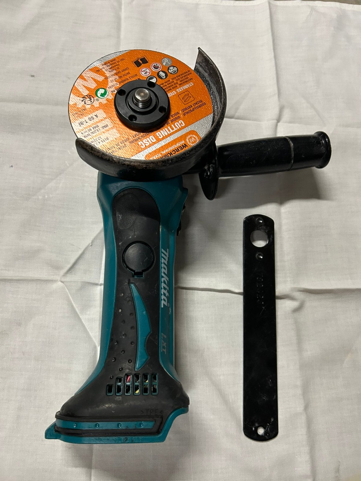 Makita haakse slijper, Doe-het-zelf en Bouw, Gereedschap | Slijpmachines, Ophalen, Gebruikt, Haakse handslijpmachine