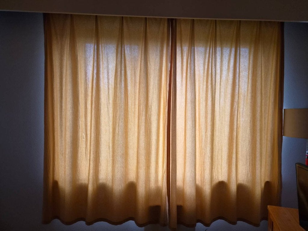 Mooie katoenen gordijnen (2 stuks) – 150 x 180 cm, Overige merken, 180 cm, 150 cm, Beige