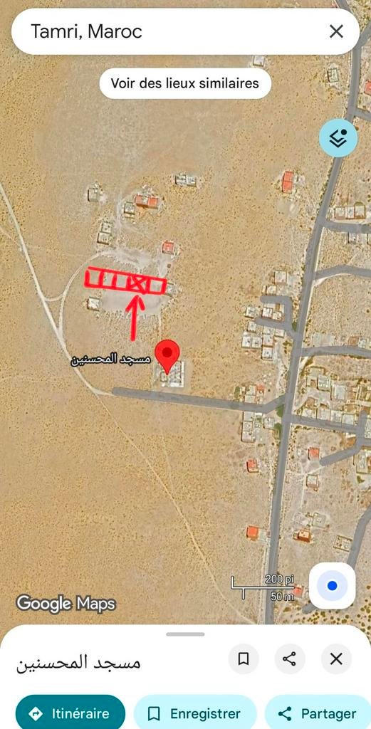 Bouwgrond in Agadir - Tamri — 150 m², Immo