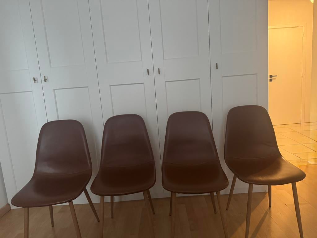 4 chaises de salle à manger Prix à convenir, Enlèvement, Comme neuf, Quatre