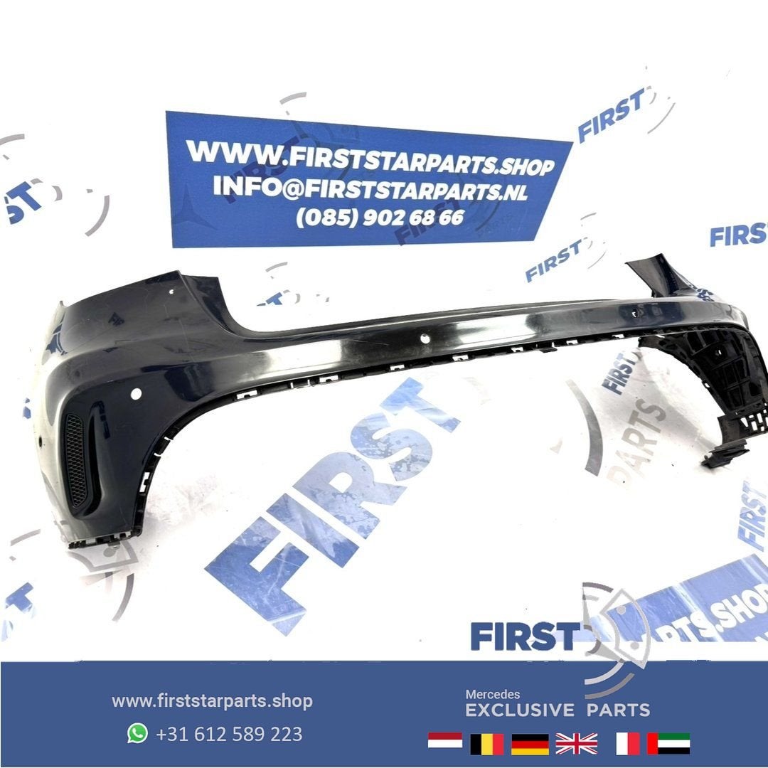 W156 X156 GLA AMG LINE ACHTERBUMPER A1568852425 ZWART WIT GR, Gebruikt, -, Ophalen of Verzenden, Achter