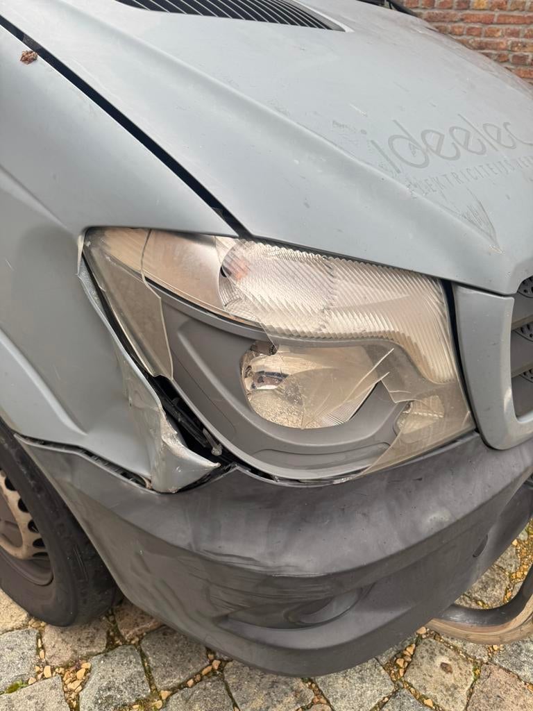 Mercedes sprinter V6, Auto's, Automaat, 4 deurs, Blauw, Leder en Stof