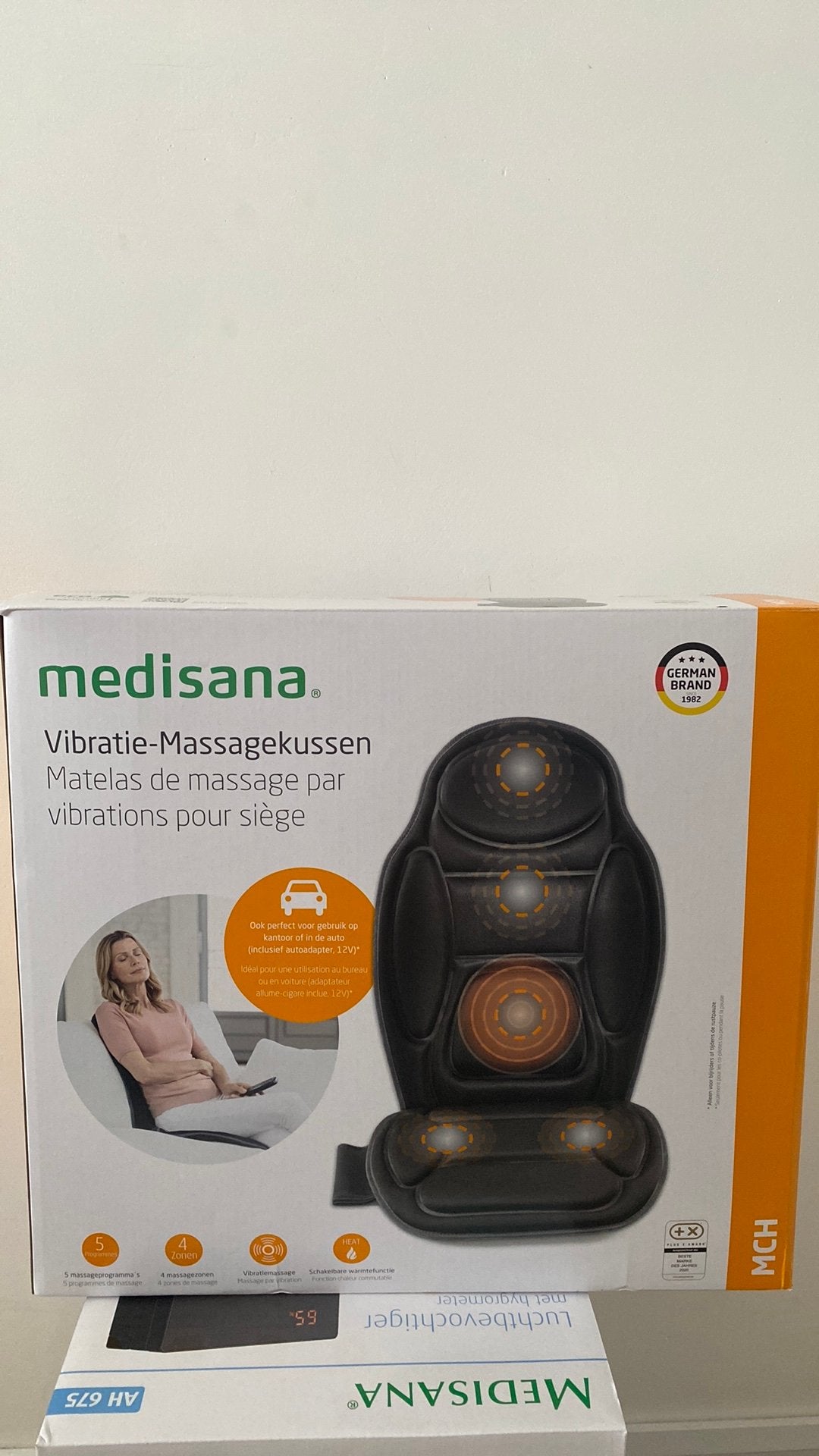 Vibratie Massagekussen Medisana, Ophalen of Verzenden, Zo goed als nieuw