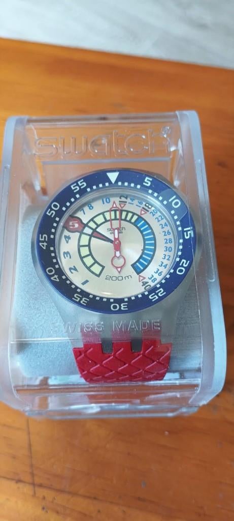 Swatch-horloge, Handtassen en Accessoires, Horloges | Heren, Verzenden, Zo goed als nieuw, Polshorloge, Swatch