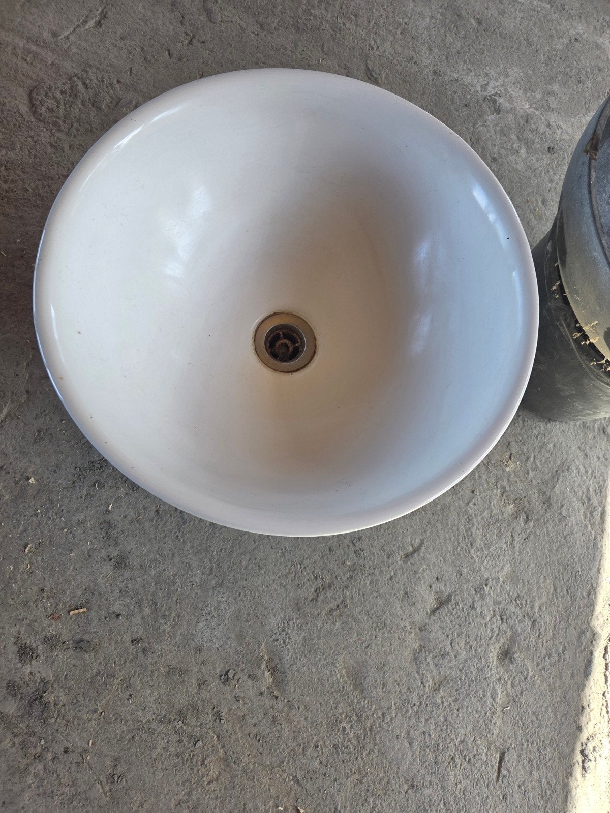 Vasque pierre bleu, Enlèvement, Utilisé, Pierre, Lavabo