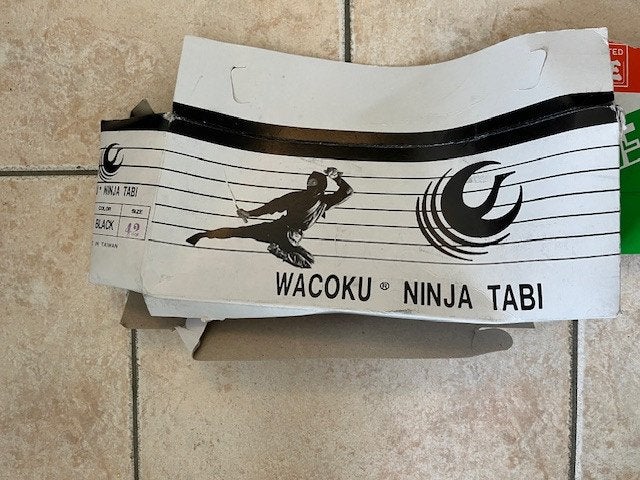 Ninja Tabi - Parfait état - Taille 42/43, Envoi, Comme neuf, Noir