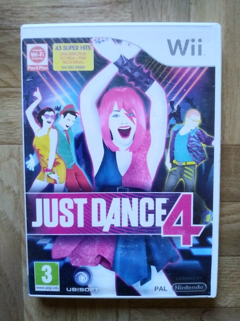 Jeu de danse Just Dance 4 pour Wii ou Wii U, Enlèvement ou Envoi, Musique, À partir de 3 ans, 3 joueurs ou plus