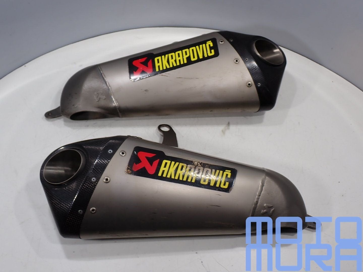 Akrapovic Corse dempers voor de Ducati Panigale 1199 RS 2012, -, Utilisé, -, -