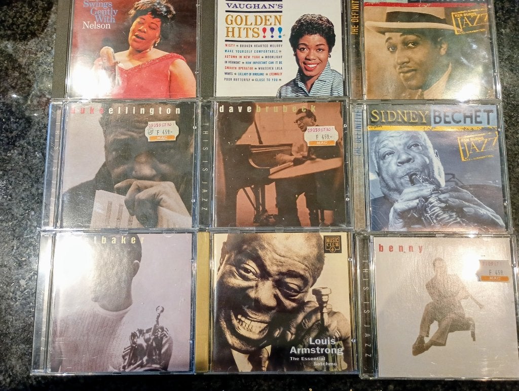 Jazz CD's 9 stuks, Cd's en Dvd's, Inclusief boekje, Ophalen of Verzenden, Zo goed als nieuw, Jazz