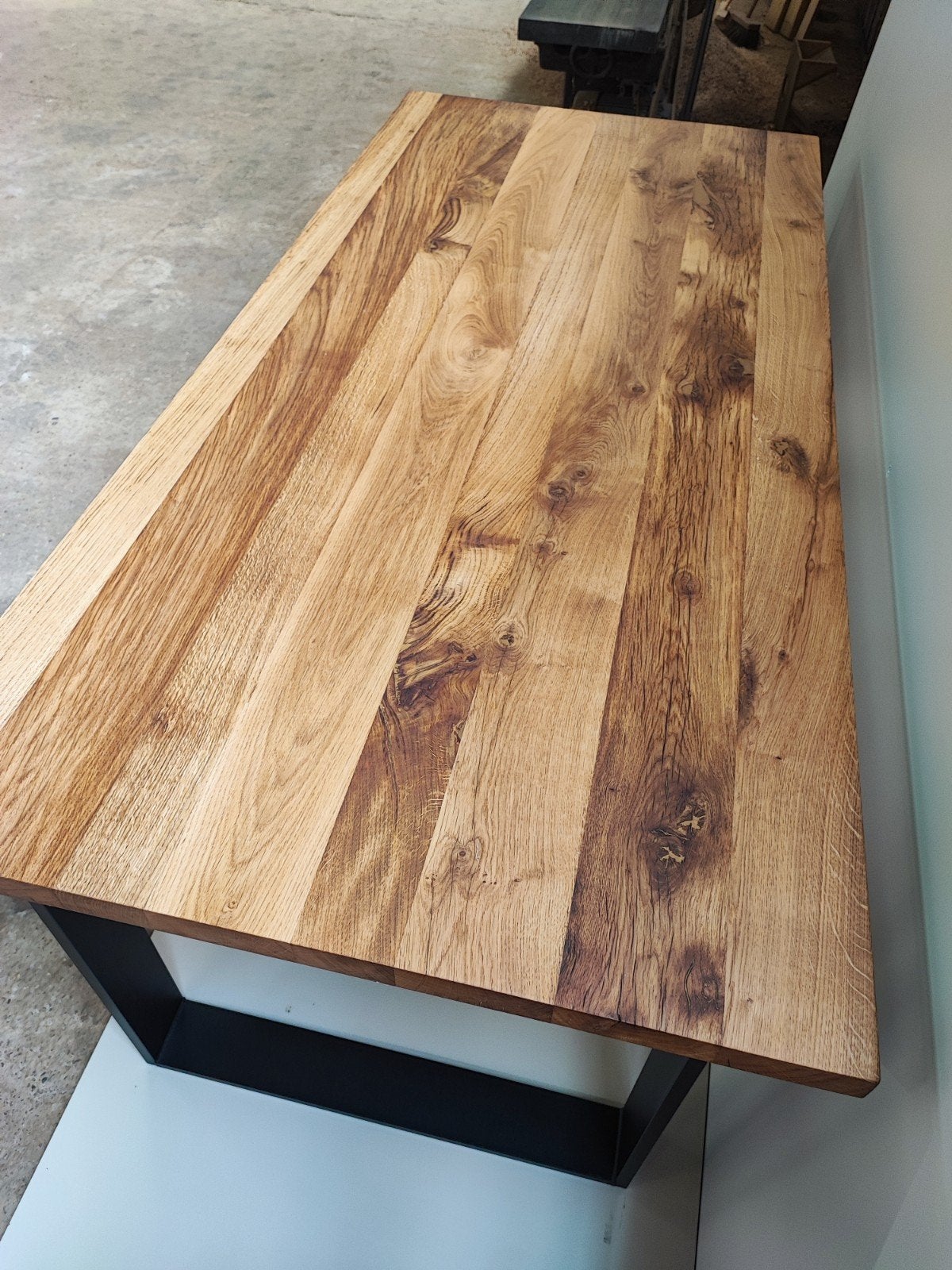 massief eiken tafel 200x90, Ophalen