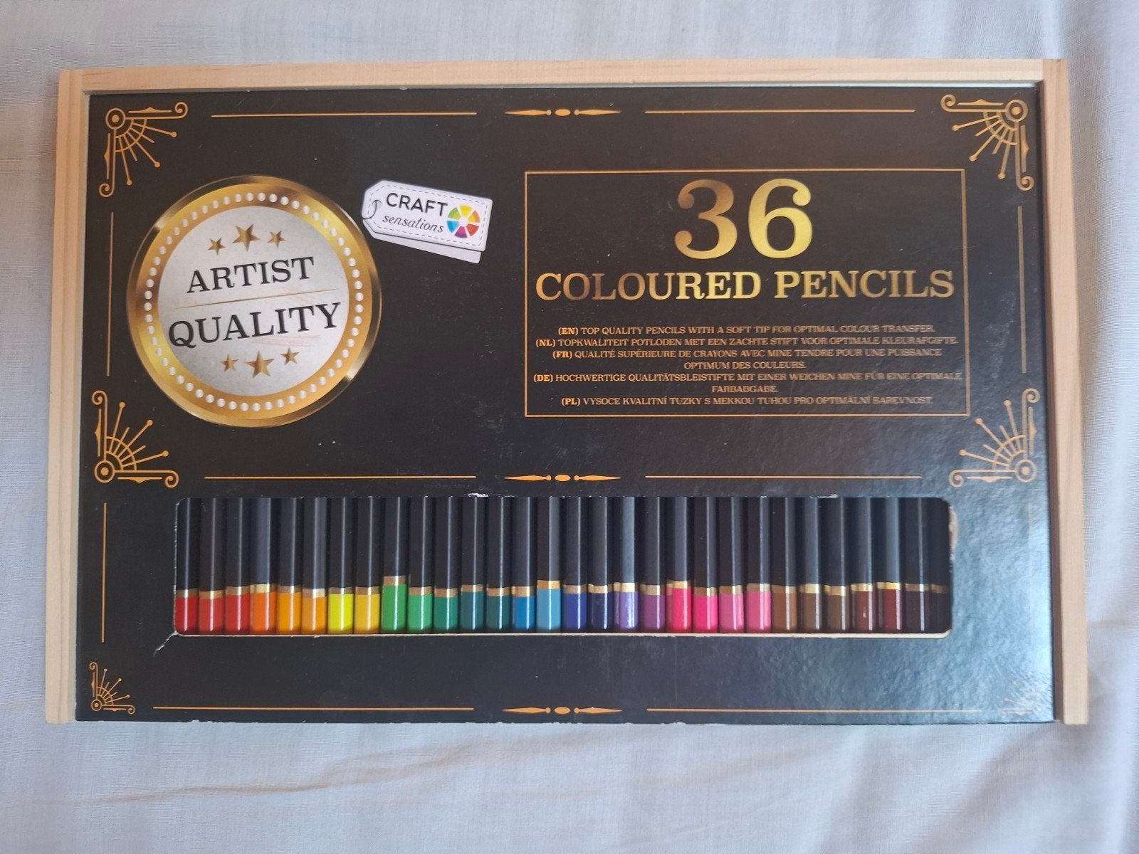 Crayons de couleur 36 pièces, Enlèvement, Utilisé, Crayon ou Feutre