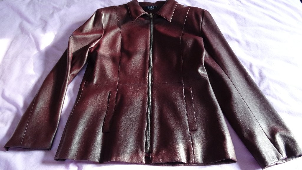 VESTE IMITATION CUIR MARQUE 1 2 3, Vêtements | Femmes, Enlèvement ou Envoi, Autres couleurs, Taille 36 (S), Comme neuf