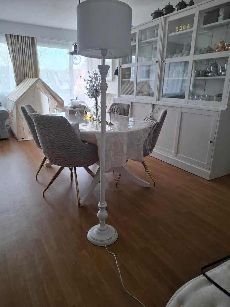 Lampadaire en bois., Maison & Meubles, Lampes | Lampadaires, Bois