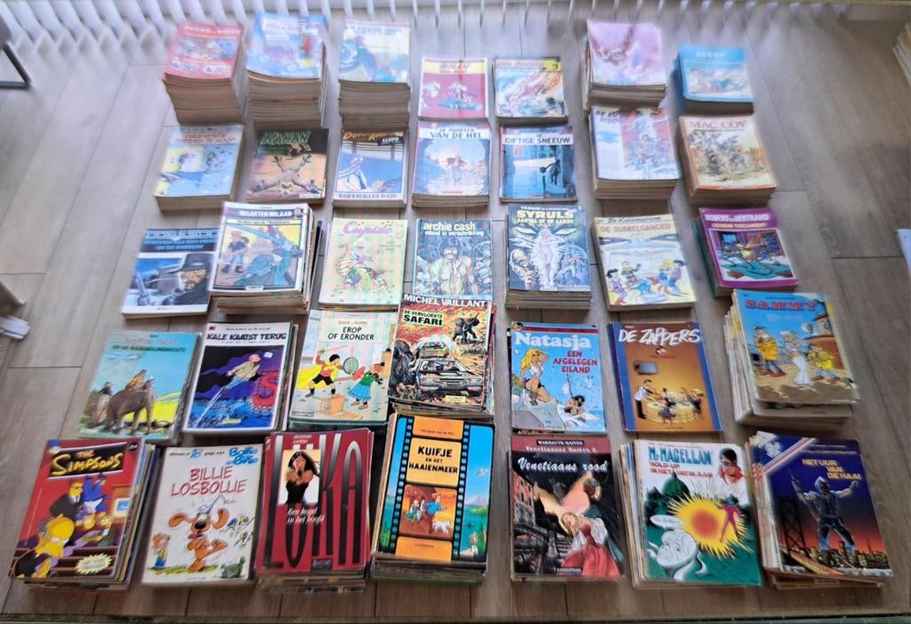 Verzameling strips : 700 stuks allemaal in goede staat, Boeken, Stripverhalen, Ophalen, Gelezen