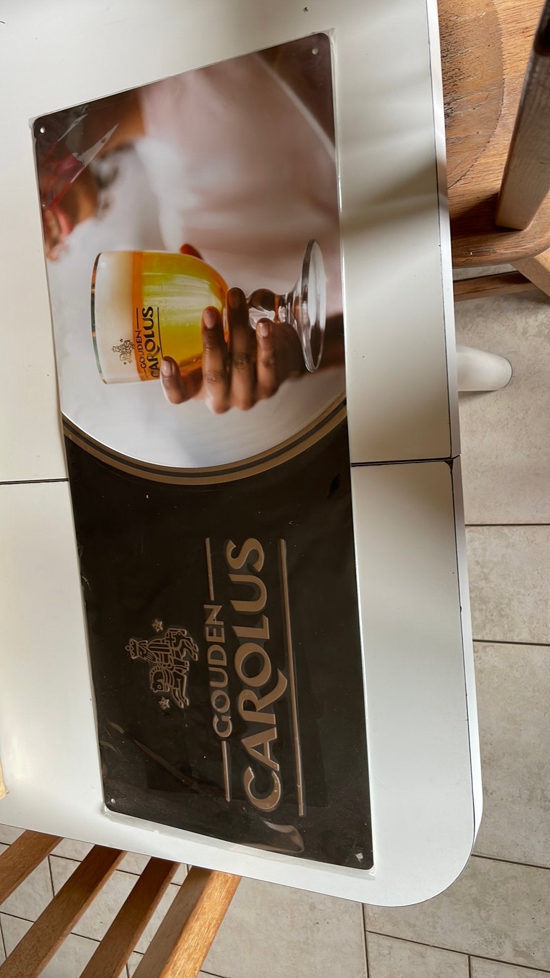 Reclame borden bier, Verzamelen, Ophalen, Zo goed als nieuw