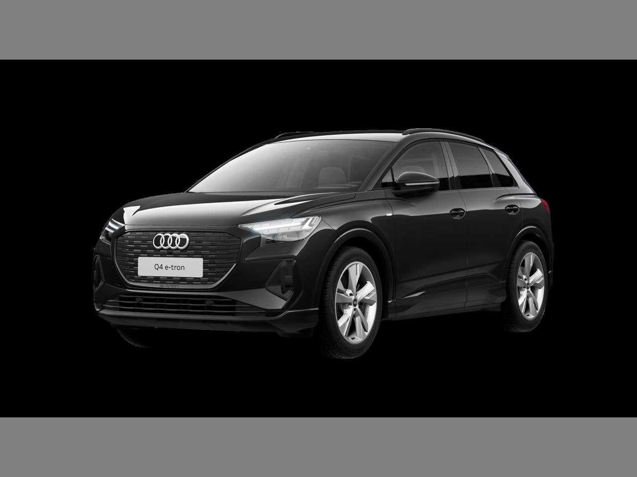 Audi Q4 e-tron 82 kWh 45 Corporate S, Auto's, Automaat, Zwart, Elektrisch, Q4 e-tron