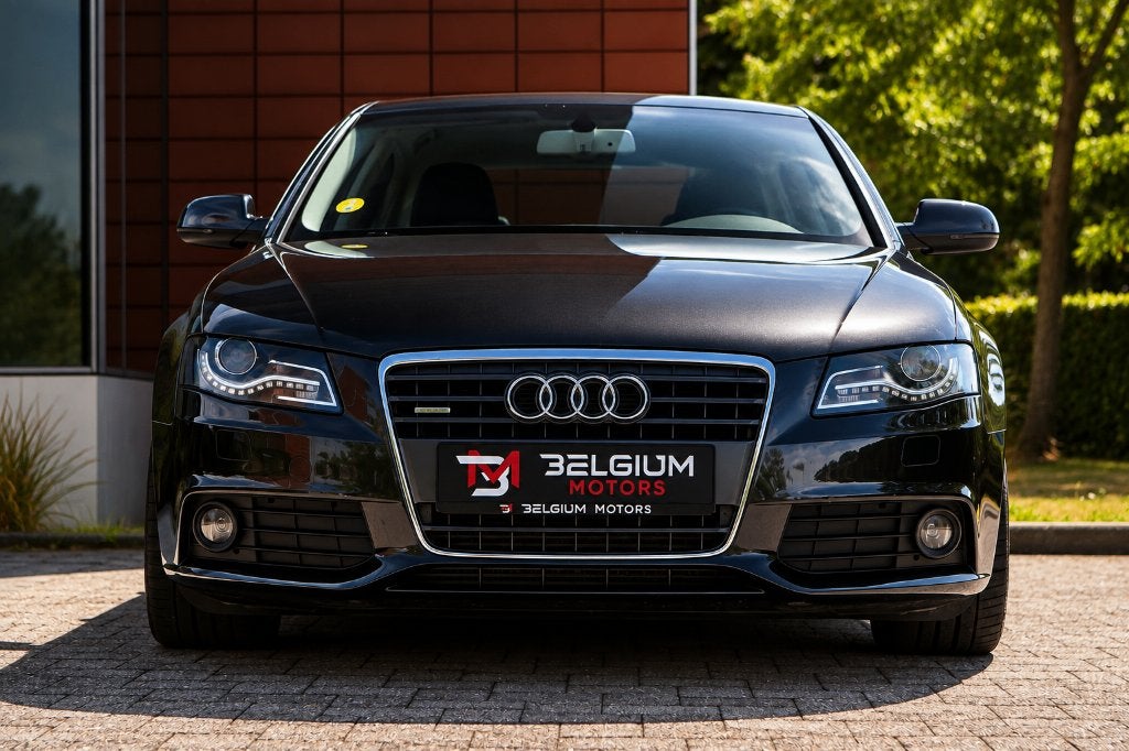 Audi A4 2.0 TDi - Quattro - Geheugen/verwarmde stoelen, Euro 5, Zwart, 4 cilinders, A4