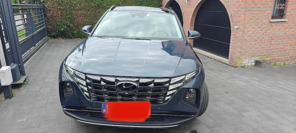 Hyundai TUCSON PHEV 1.6 T-GDi 4WD Shine, Automaat, 1893 kg, Blauw, Leder