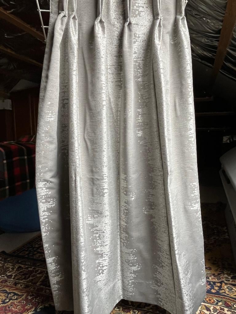 overgordijnen, Gris, Comme neuf, Enlèvement, 50 à 100 cm