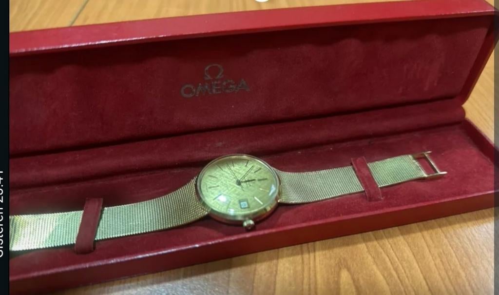 Heren Omega De Ville automatisch 18 karaat, Ophalen