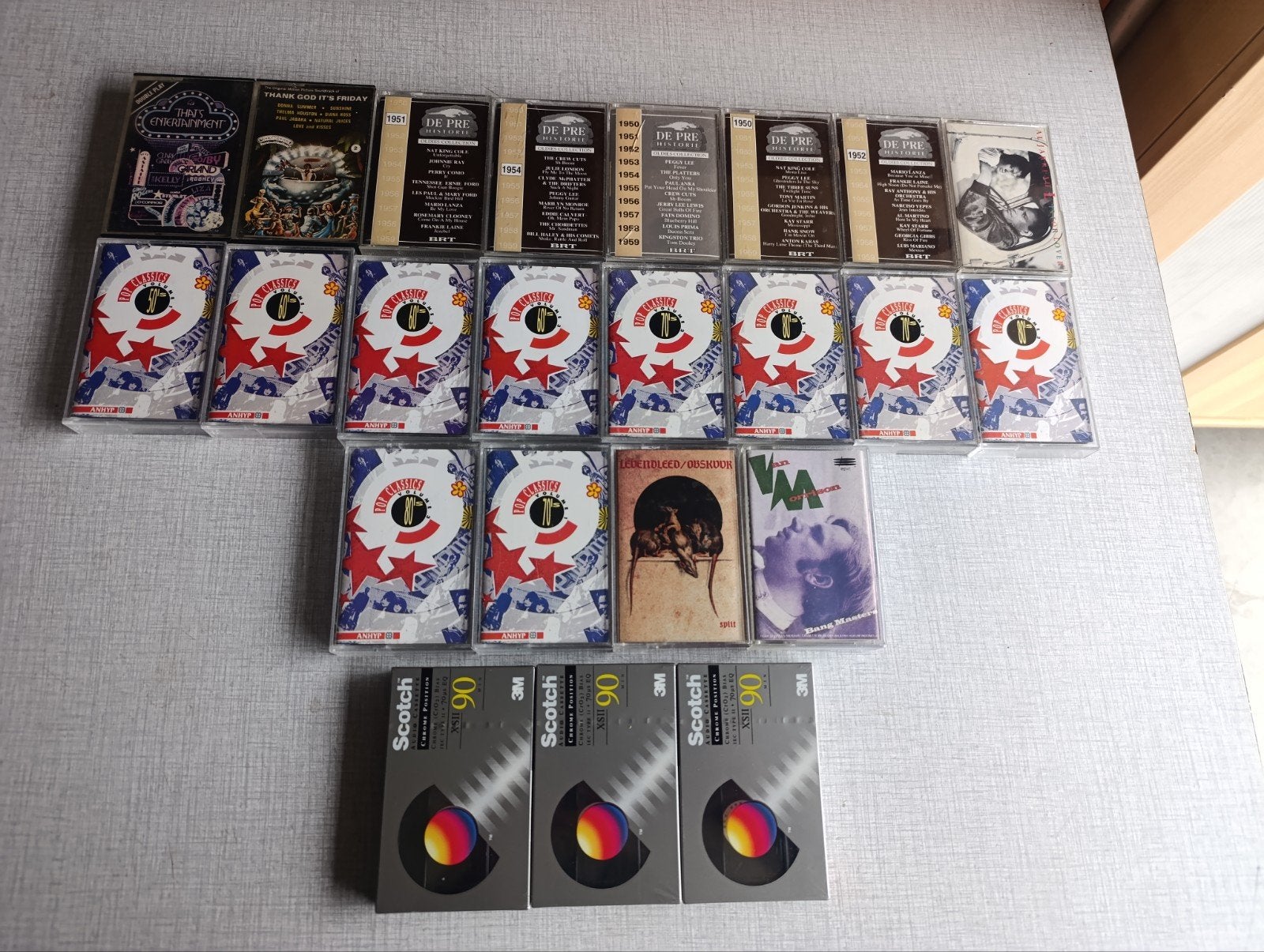 lot de cassettes MC vintage, Enlèvement ou Envoi