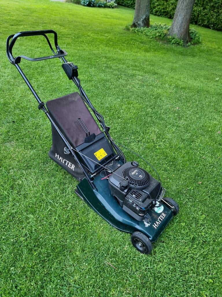 Hayter Harrier 41 grasmaaier met achterrol, Enlèvement, Sac de ramassage
