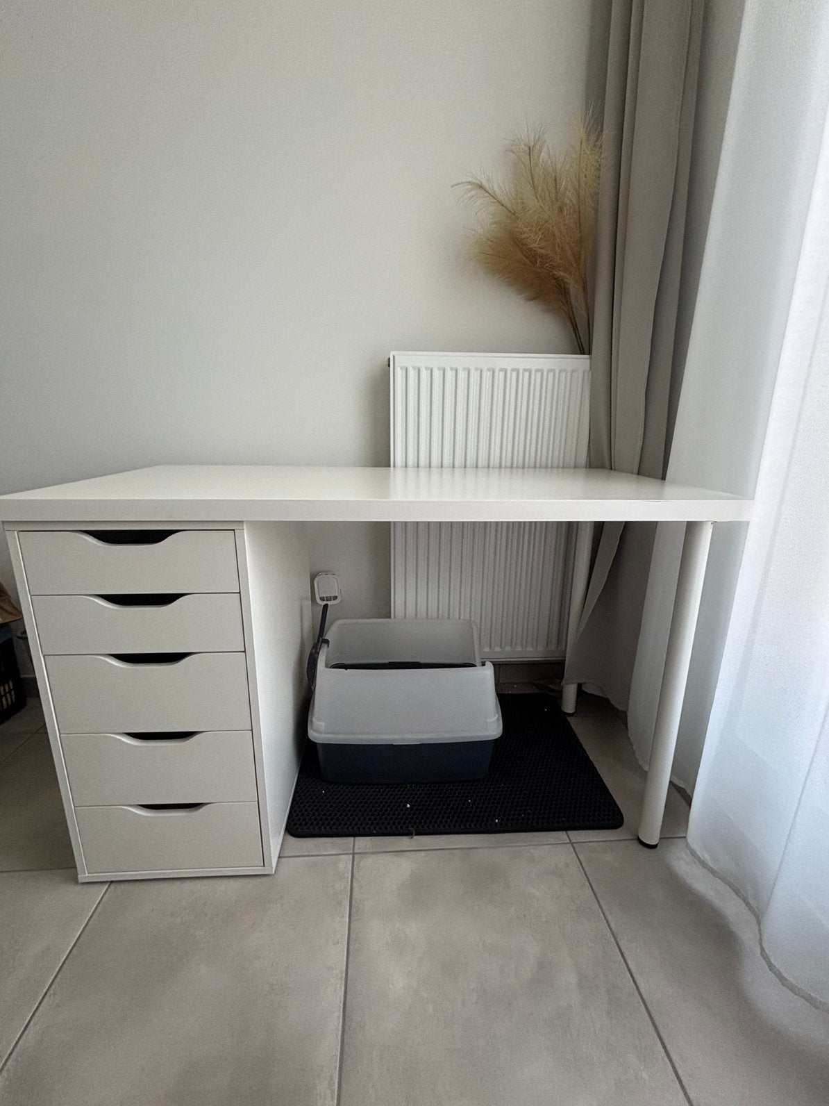 Ikea bureau LAGKAPTEN/ALEX, 120 cm, Comme neuf, Enlèvement, IKEA