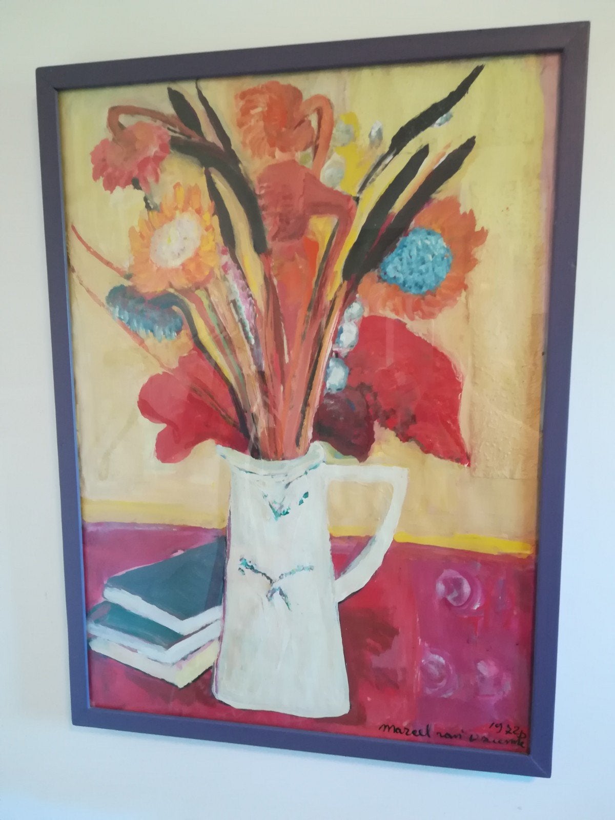 Schilderij Marcel Van Driessche 1972, Antiek en Kunst, Ophalen