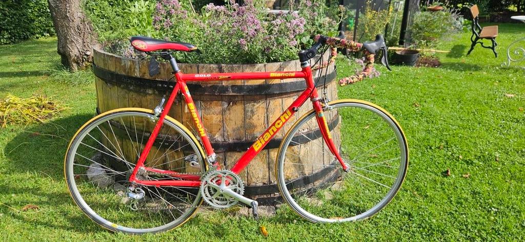 Velo de course Bianchi Gold Race Team 
59cm, Enlèvement