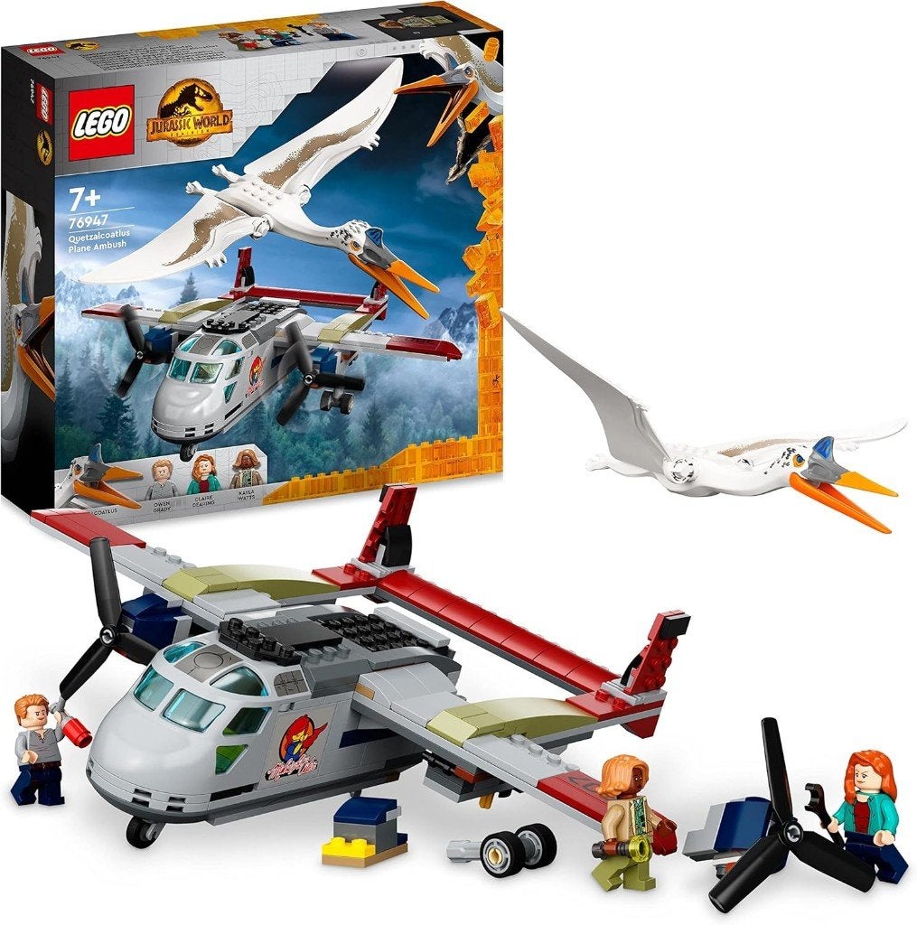 Neuf - Lego L’embuscade en avion du Quetzalcoatlus (76947), Neuf, Lego, Ensemble complet, Jurassic World