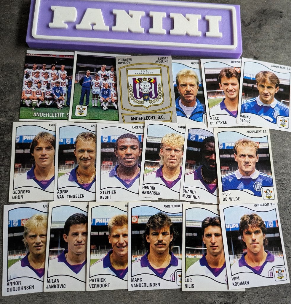 AUTOCOLLANTS PANINI FOOTBALL 90 ANDERLECHT SC 18 FOOT 1990, Enlèvement ou Envoi, Neuf