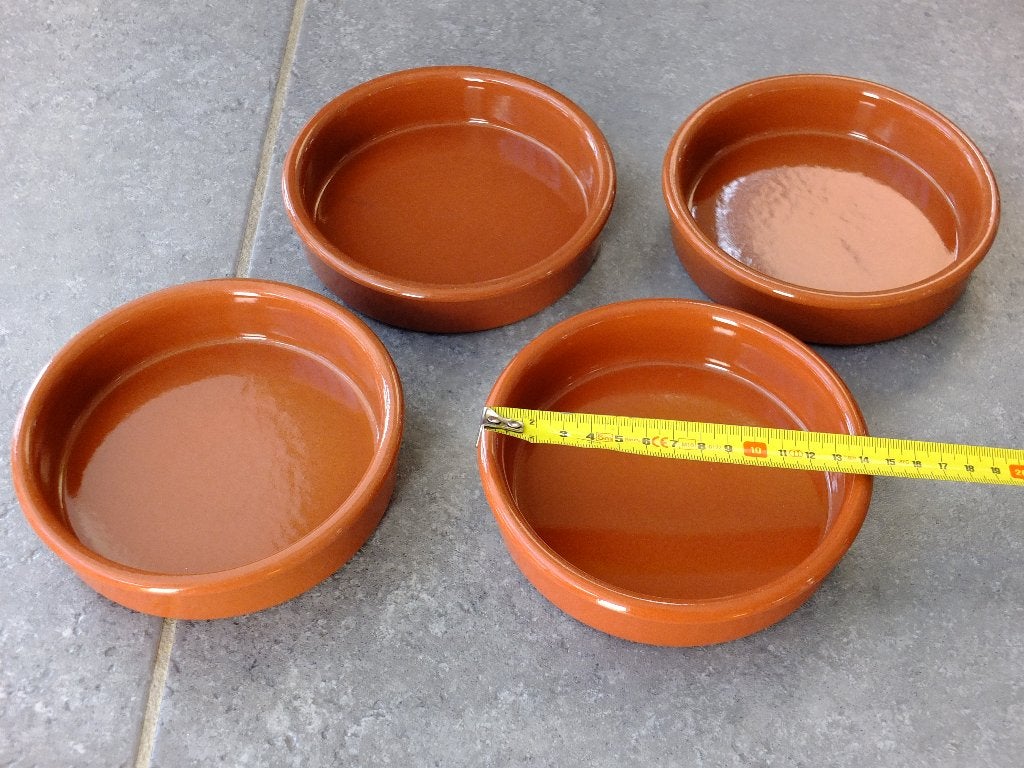 Lot de 4 ramequins en céramique pour crème brûlée, 14 cm, Maison & Meubles, Cuisine | Vaisselle, Enlèvement ou Envoi, Comme neuf