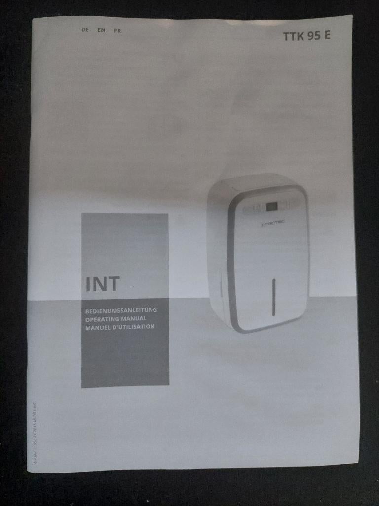 ontvochtiger TROTEC, Electroménager, Enlèvement, Comme neuf
