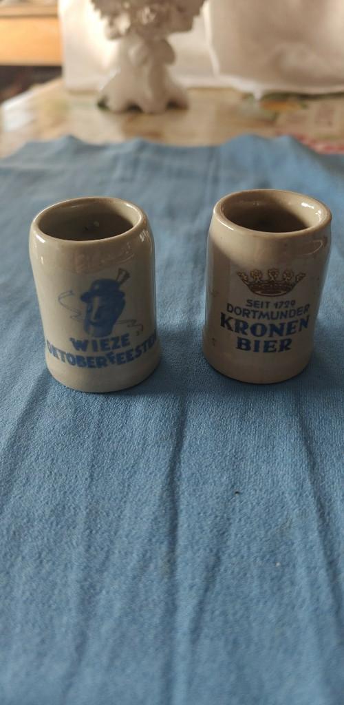 bierpotjes Wieze oktoberfeesten Dortmunder, Enlèvement ou Envoi, Comme neuf, Chope(s), Autres marques