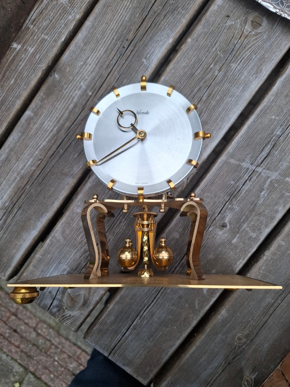 Horloge annuelle/horloge à torsion Kundo (Kieninger & Obergf, Collections, Swarovski, Enlèvement ou Envoi