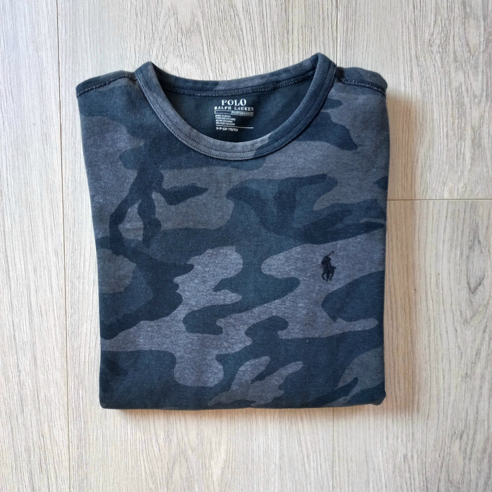Stijlvolle grijze camouflage sweater Ralph Lauren maat S, Verzenden, Grijs, Maat 46 (S) of kleiner, Polo Ralph Lauren