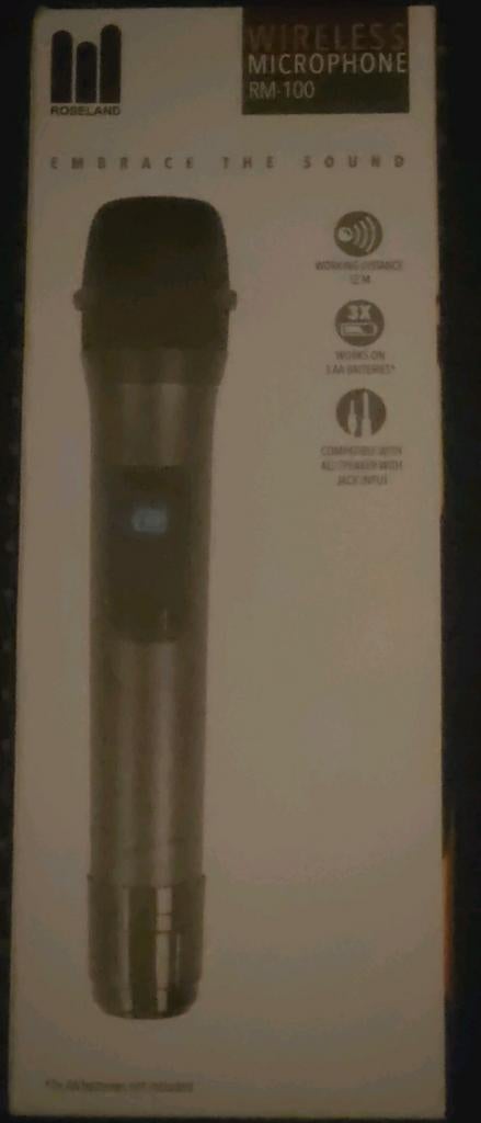 Microphone  rm100, Musique & Instruments, Enlèvement ou Envoi, Comme neuf, Micro chant, Sans fil