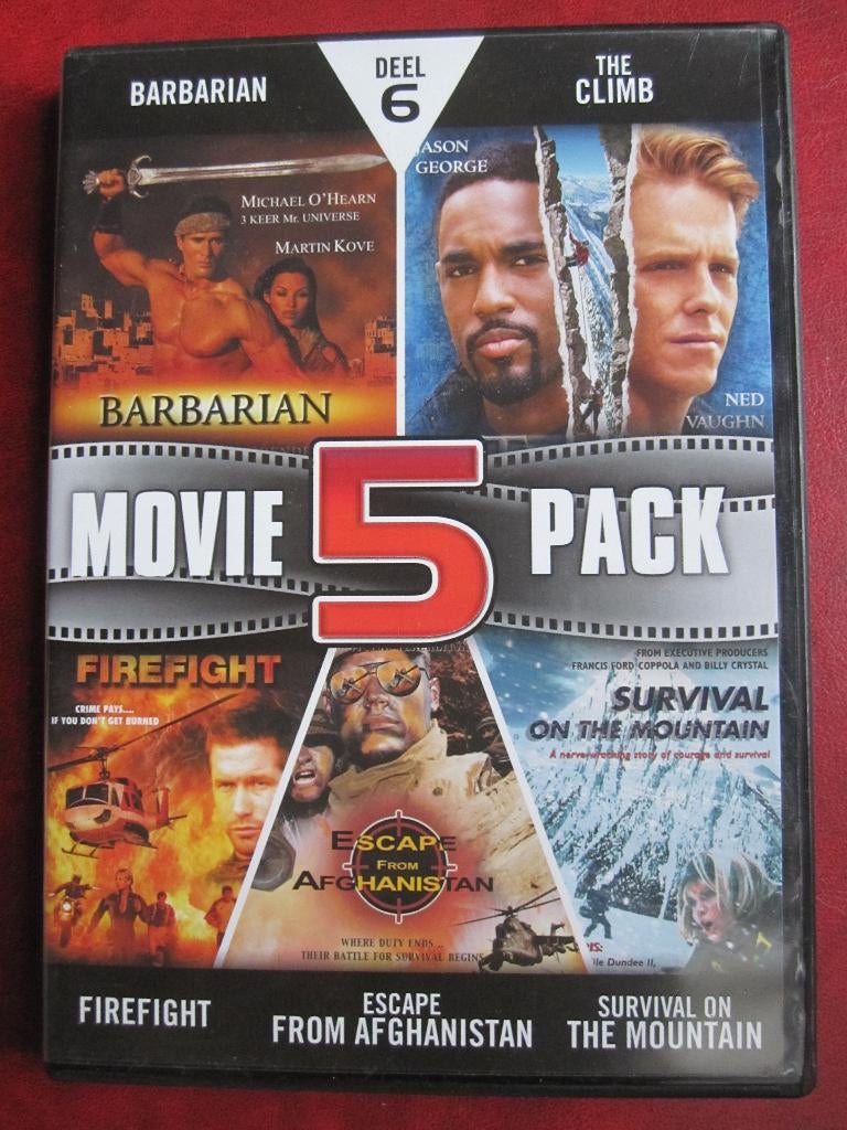 Movie 5 Pack 6 (5 films sur 1 DVD), CD & DVD, DVD | Action, Action, Enlèvement ou Envoi, Coffret, Comme neuf