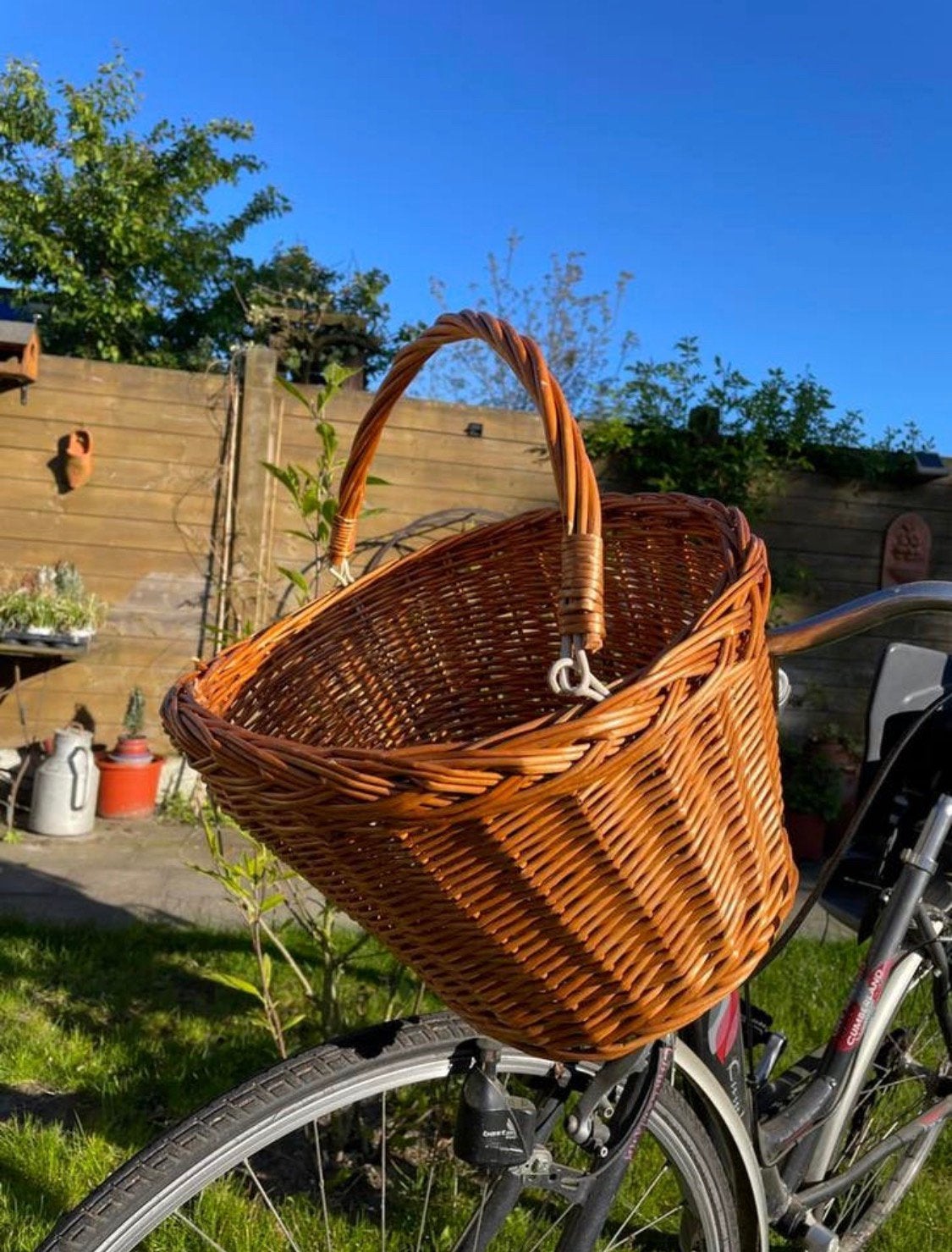 Fietsmand, Fietsen en Brommers, Fietsaccessoires | Fietsmanden, Ophalen, Zo goed als nieuw, Fietsmand