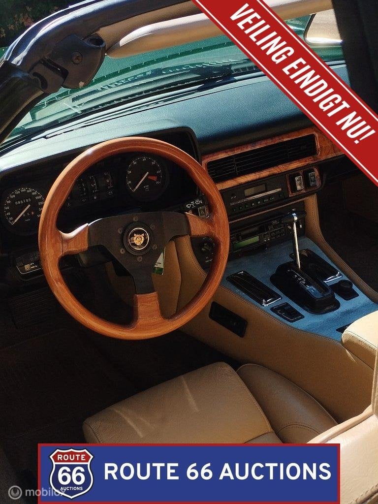 Jaguar XJS V12 Cabriolet | 1989 | Route 66 Auctions, Autos, Achat, Entreprise, Boîte manuelle, Autre carrosserie