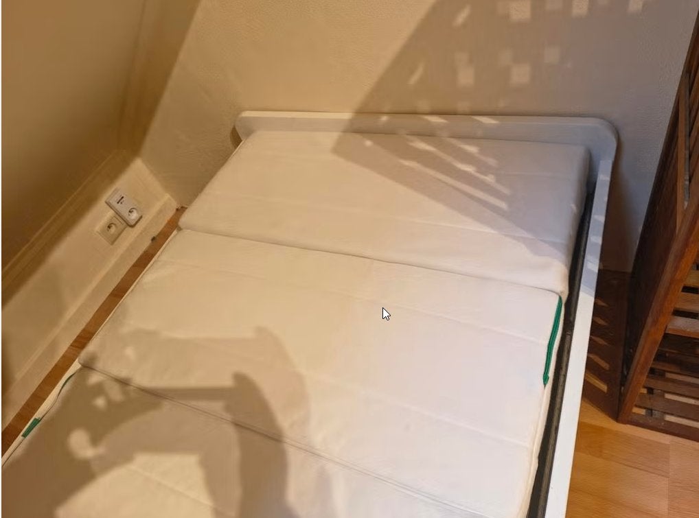 Meegroeibed Ikea kinderbed, Huis en Inrichting, Slaapkamer | Bedden, Ophalen, Eenpersoons, Wit, 80 cm