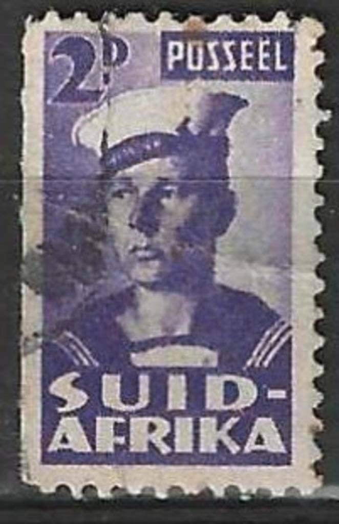 Afrique du Sud 1942/1943 - Yvert 143 L - Infanterie (ST), Envoi, Afrique du Sud, Affranchi