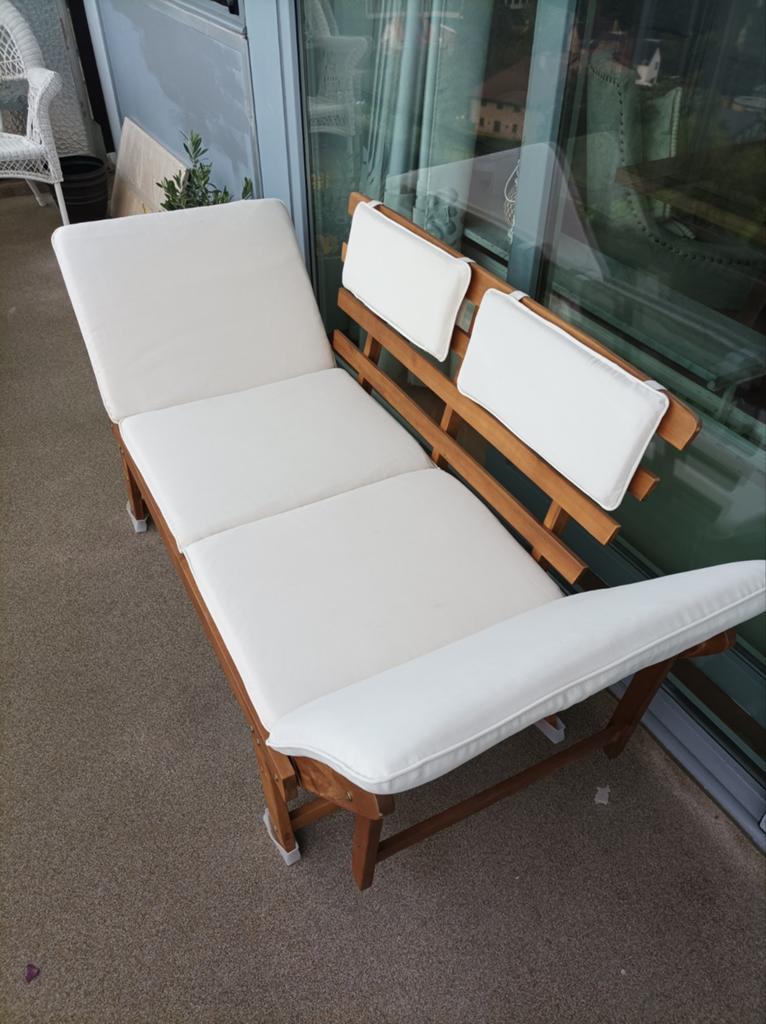 Banc réversible, Enlèvement, Bois